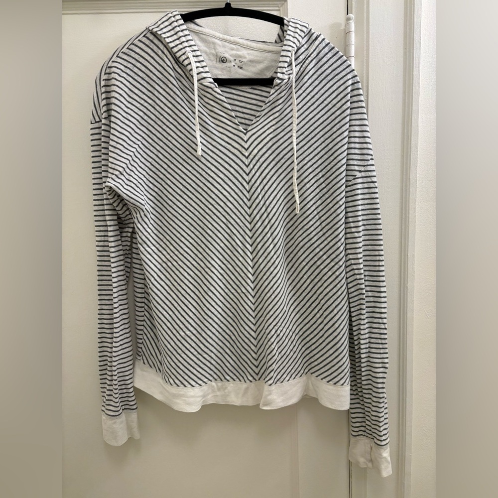 tentree Striped Long Sleeve Hoodie